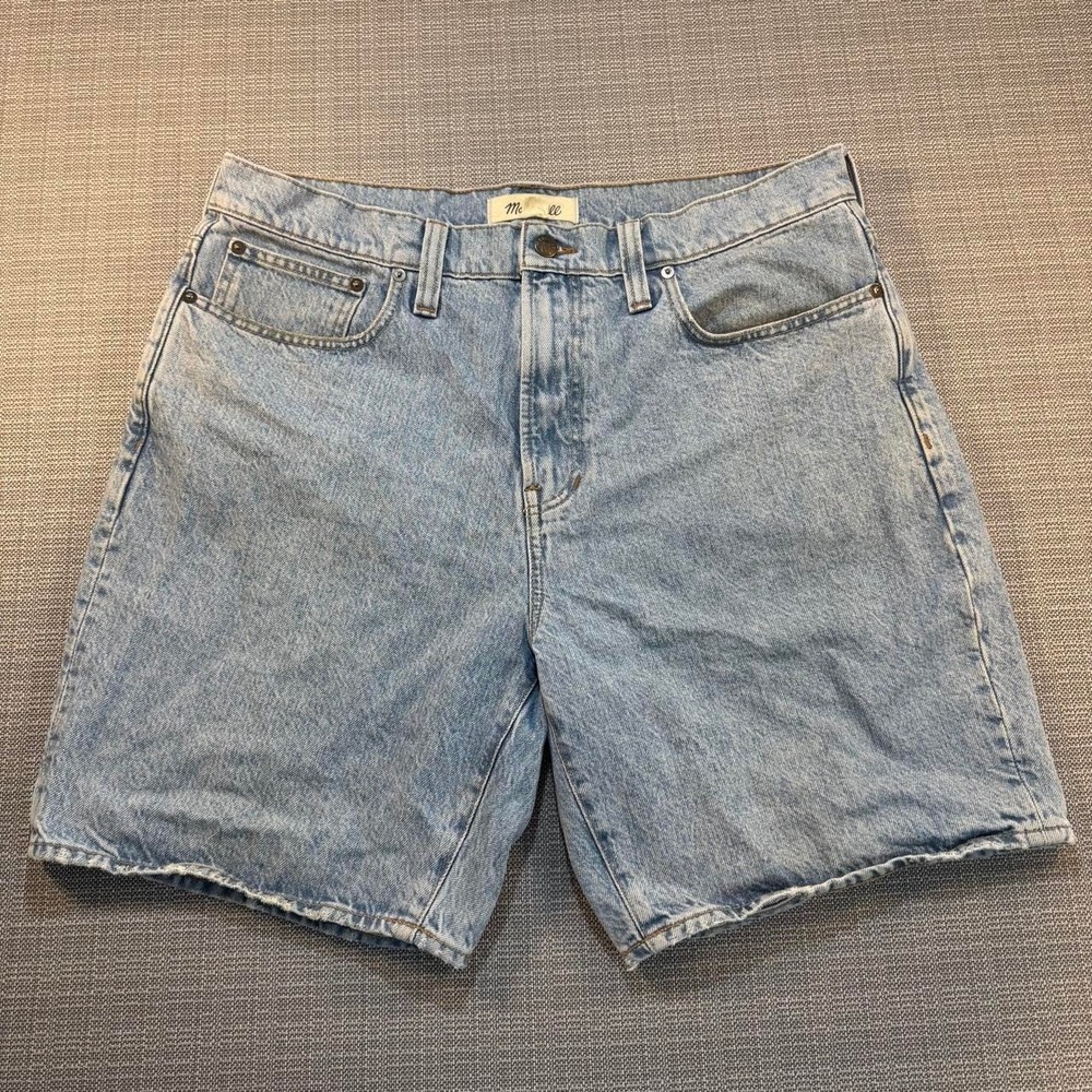 Madewell blue denim shorts men's size 34